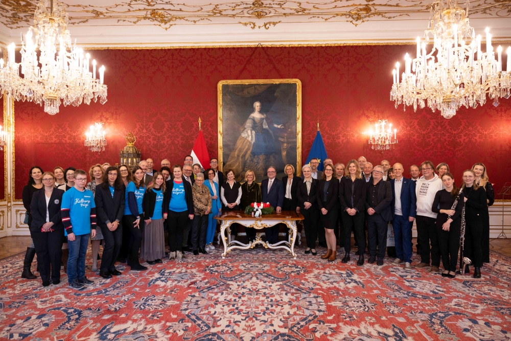 Adventkranzüberreichung in der Hofburg, 2024